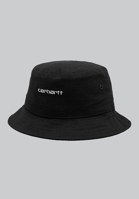 Logo Script Bucket Hat - Black/White - LOADED