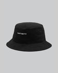 Logo Script Bucket Hat - Black/White - LOADED