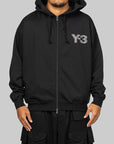 Logo Zip Hoodie - Black - LOADED