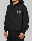 Logo Zip Hoodie - Black - LOADED