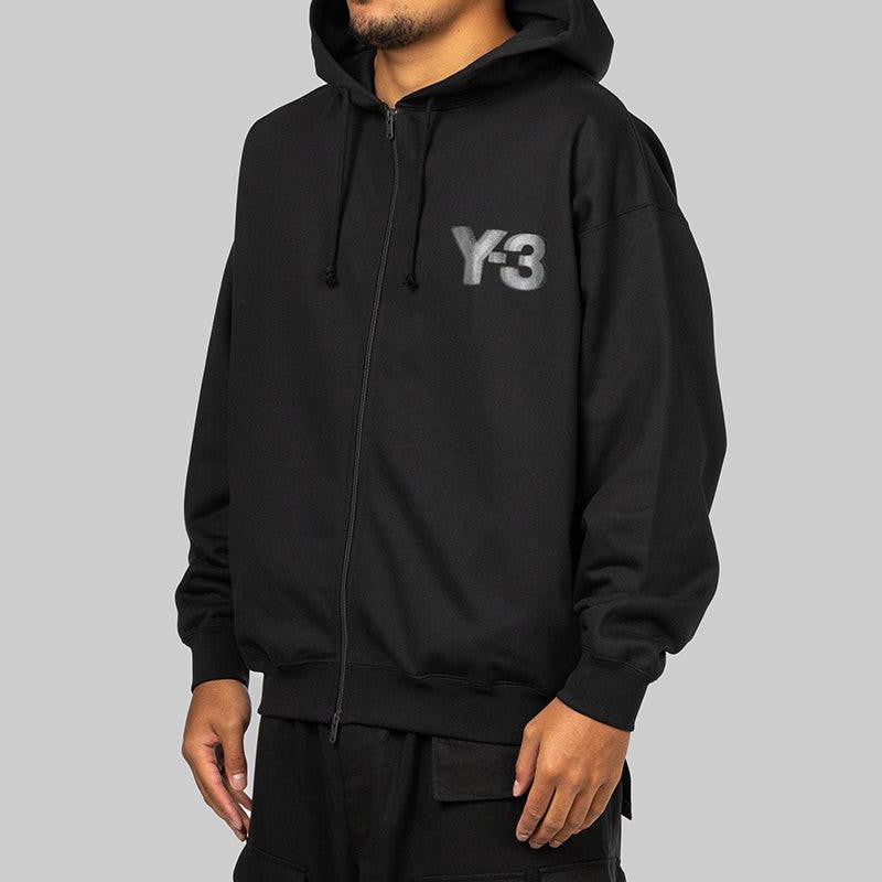 Logo Zip Hoodie - Black - LOADED