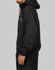 Logo Zip Hoodie - Black - LOADED