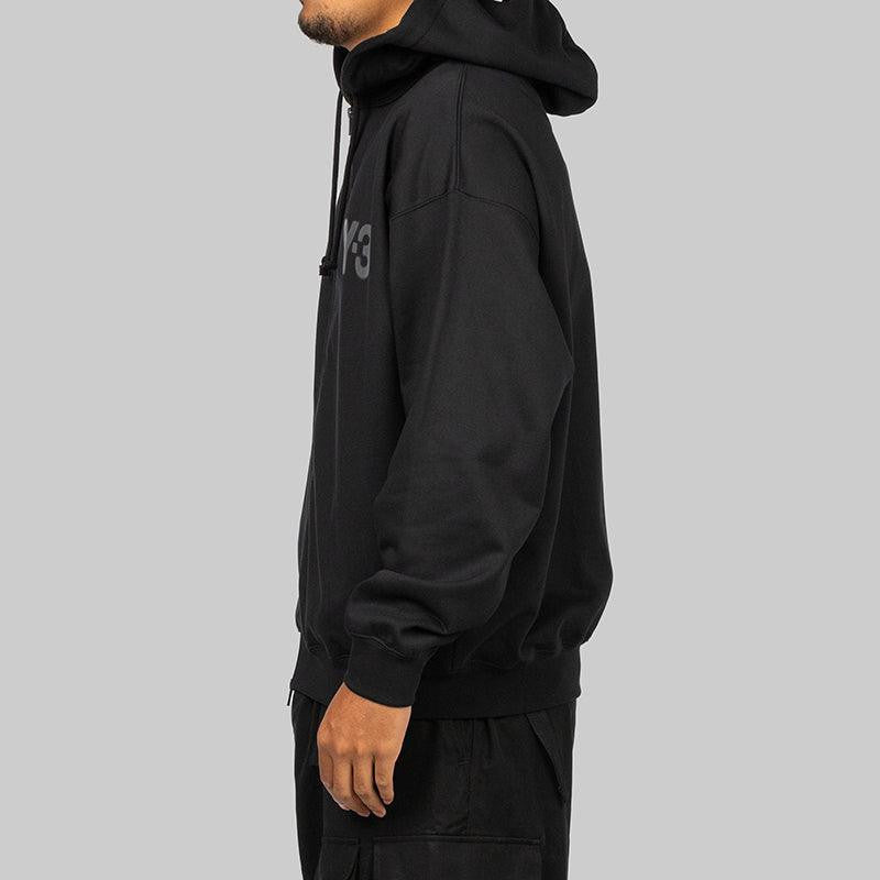 Logo Zip Hoodie - Black - LOADED