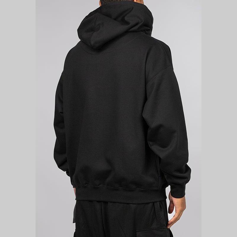 Logo Zip Hoodie Black1