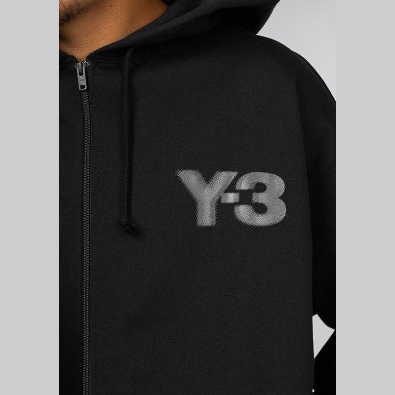 Logo Zip Hoodie - Black - LOADED