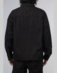 Long Sleeve Multi Pocket Shirt - Black - LOADED