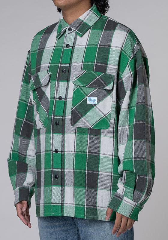 LR Cotton Plaid Shirt - Green - LOADED