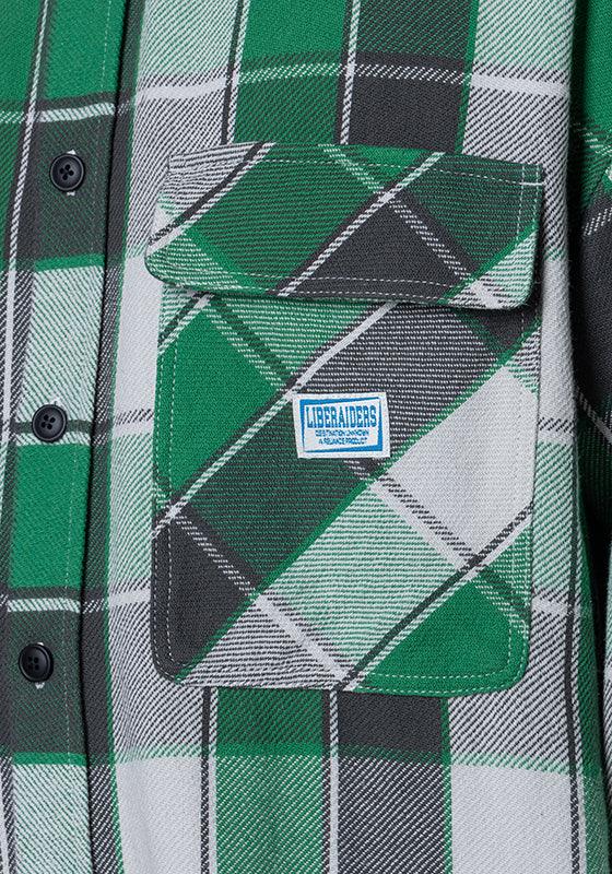 LR Cotton Plaid Shirt - Green - LOADED