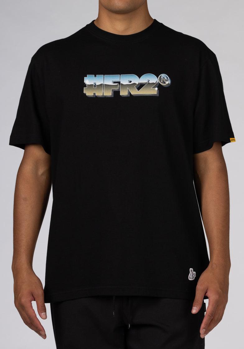 Metallic Colour Icon T-Shirt - Black - LOADED
