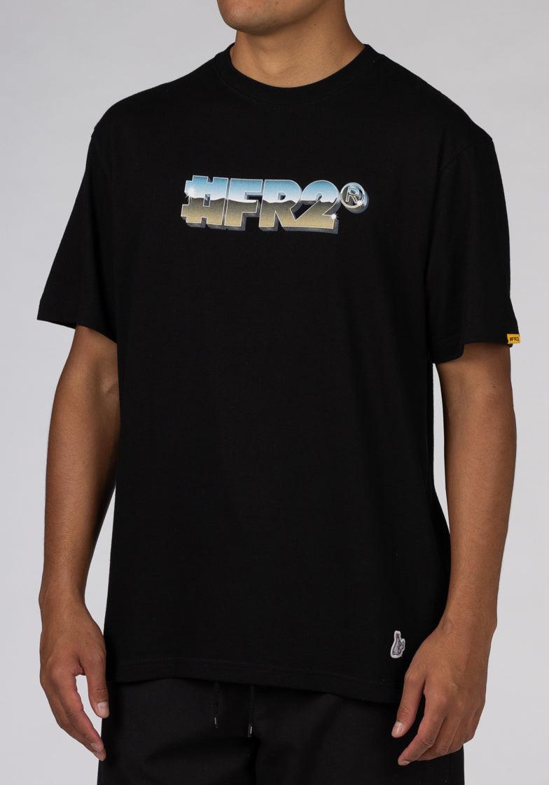 Metallic Colour Icon T-Shirt - Black - LOADED