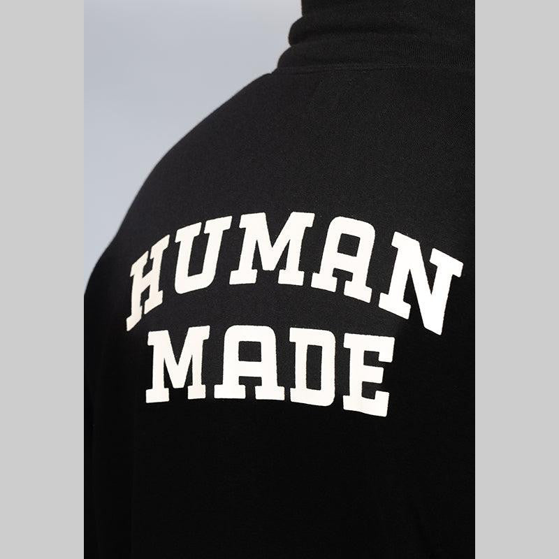 Military Half-Zip Sweatshirt - Black - LOADED