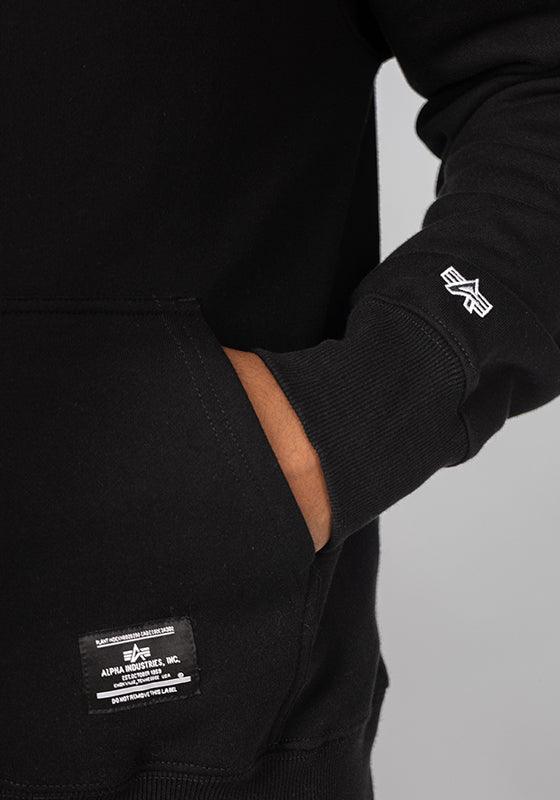 Nasa Worm Logo Hoodie - Black - LOADED