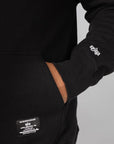 Nasa Worm Logo Hoodie - Black - LOADED