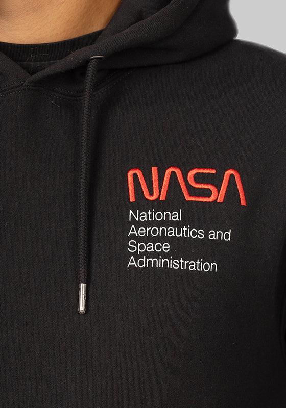 Nasa Worm Logo Hoodie - Black - LOADED