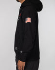 Nasa Worm Logo Hoodie - Black - LOADED