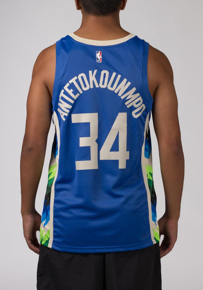 NBA Milwaukee Bucks City Edition Jersey - Giannis Antetokounmpo - LOADED