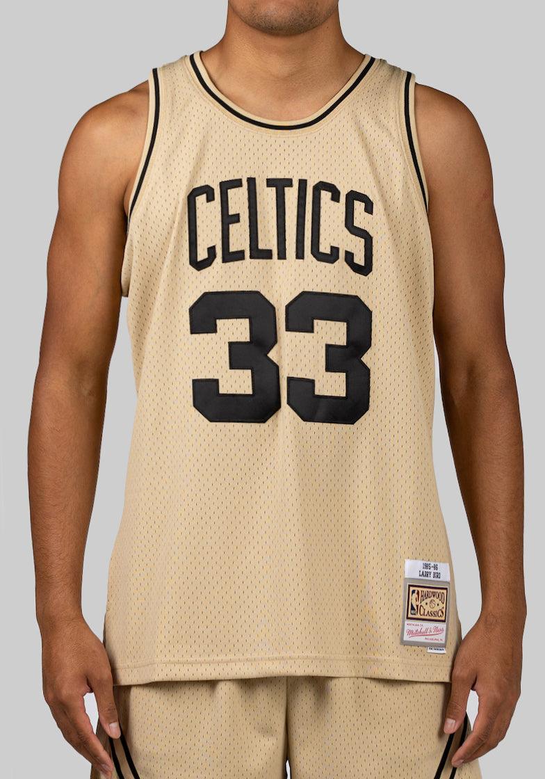 Larry Bird Men's Boston Celtics Mitchell & Ness Swingman Jersey - Khaki 23 Khaki / M