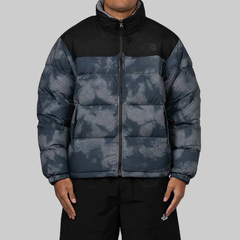 1992 Crinkle Reversible Nuptse Jacket - Blue Dusk