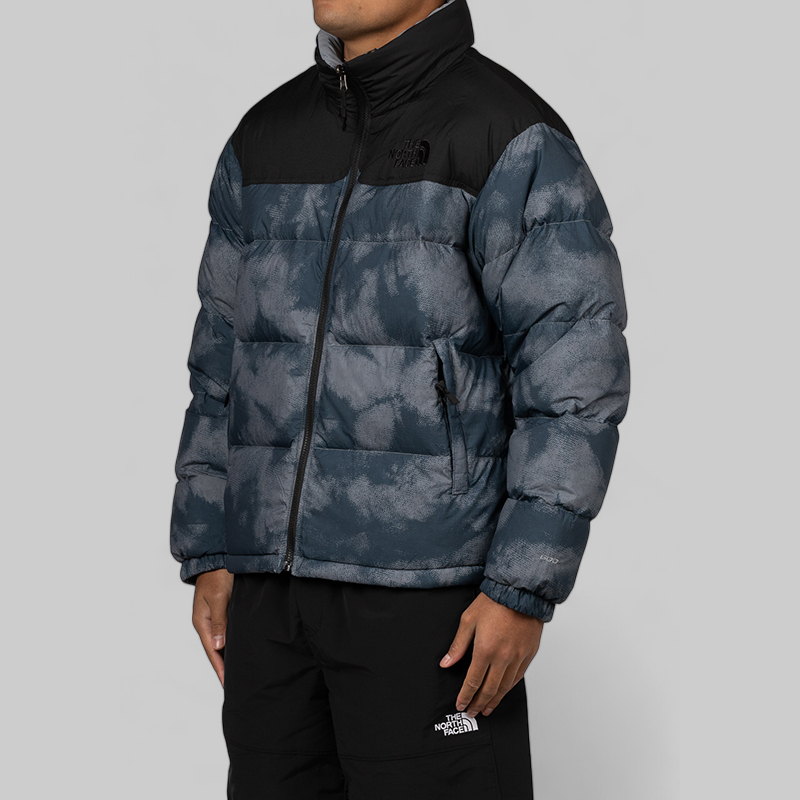 1992 Crinkle Reversible Nuptse Jacket - Blue Dusk