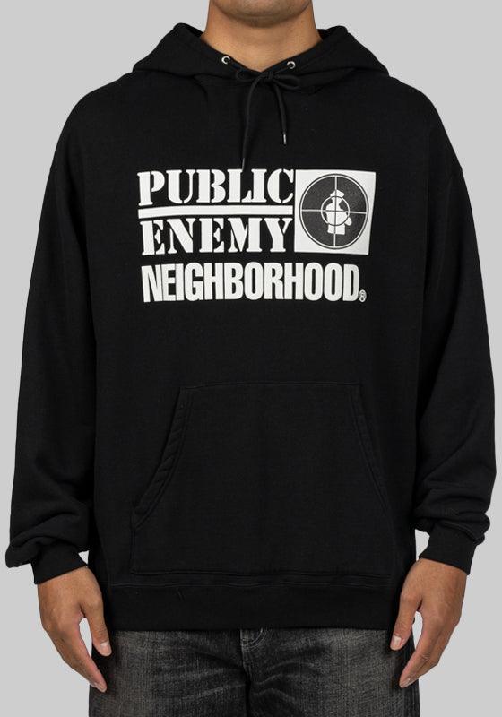 NH X Public Enemy . Sweatparka Long Sleeve - Black - LOADED