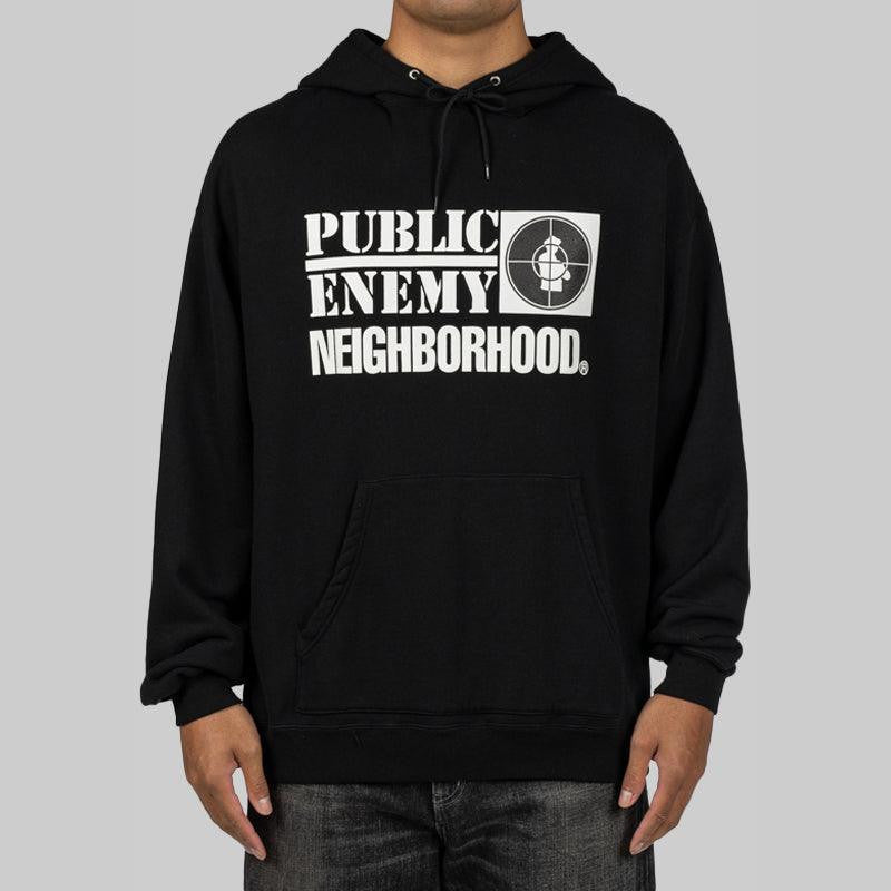 NH X Public Enemy . Sweatparka Long Sleeve - Black - LOADED