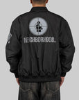 NH X Public Enemy X Majestic Baseball Jacket - Black - LOADED