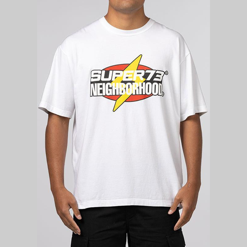 NH X Super73 T-Shirt - White - LOADED