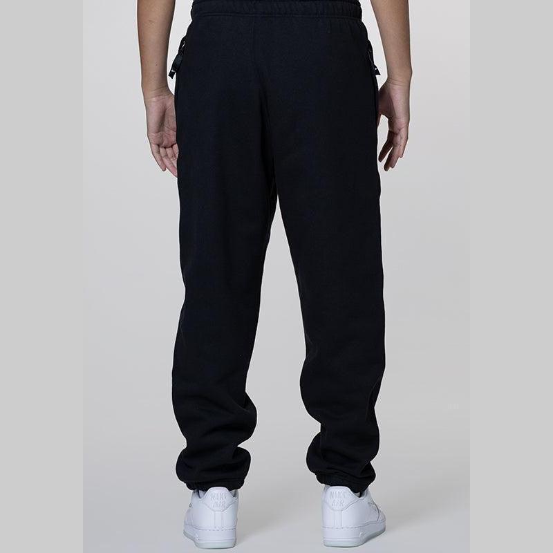 NikeLAB Fleece Cuffed Pant - Black/White - LOADED