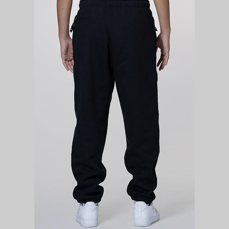 NikeLAB Fleece Cuffed Pant - Black/White - LOADED