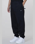 NikeLAB Fleece Cuffed Pant - Black/White - LOADED