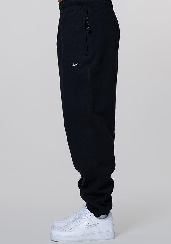NikeLAB Fleece Cuffed Pant - Black/White - LOADED