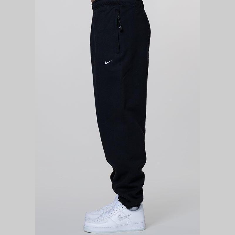 NikeLAB Fleece Cuffed Pant - Black/White - LOADED