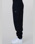 NikeLAB Fleece Cuffed Pant - Black/White - LOADED