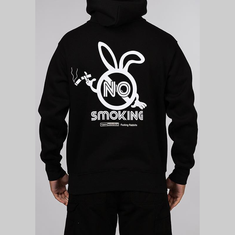 NO SMOKING Hoodie - Black - LOADED