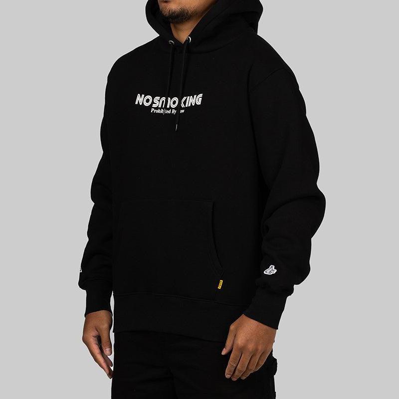 NO SMOKING Hoodie - Black - LOADED