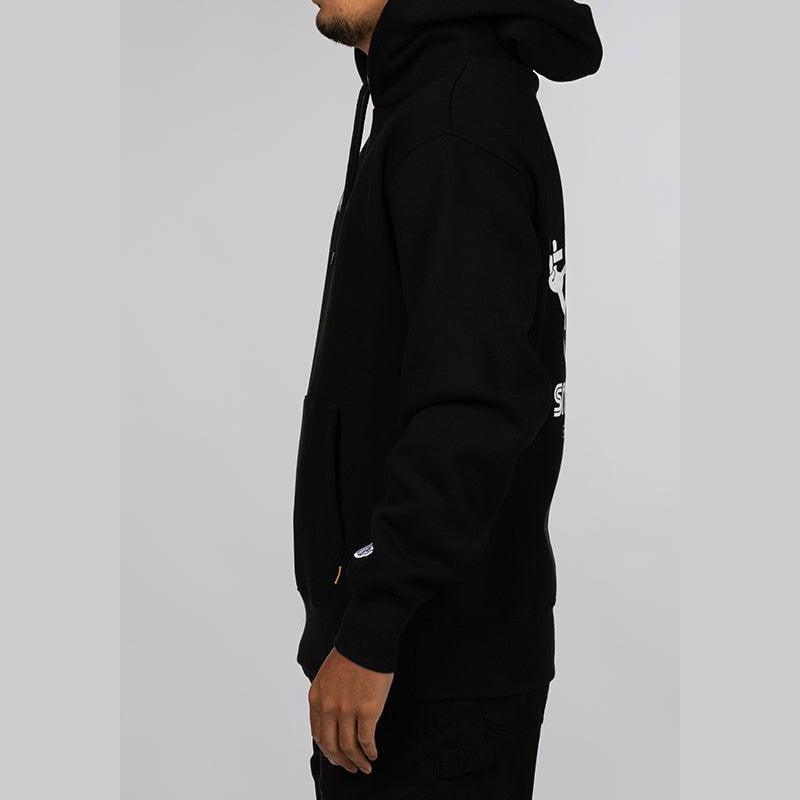 NO SMOKING Hoodie - Black - LOADED