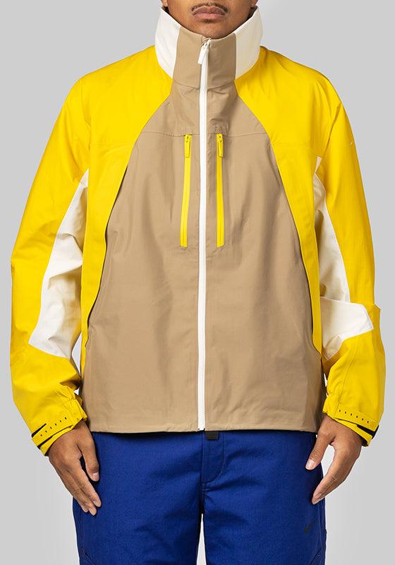 NOCTA X L&#39;ART Balaclava Tech Hooded Jacket - Khaki/Vivid Sulfur - LOADED
