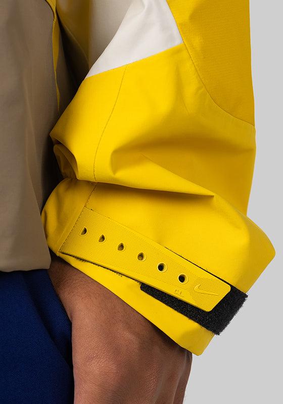 NOCTA X L&#39;ART Balaclava Tech Hooded Jacket - Khaki/Vivid Sulfur - LOADED