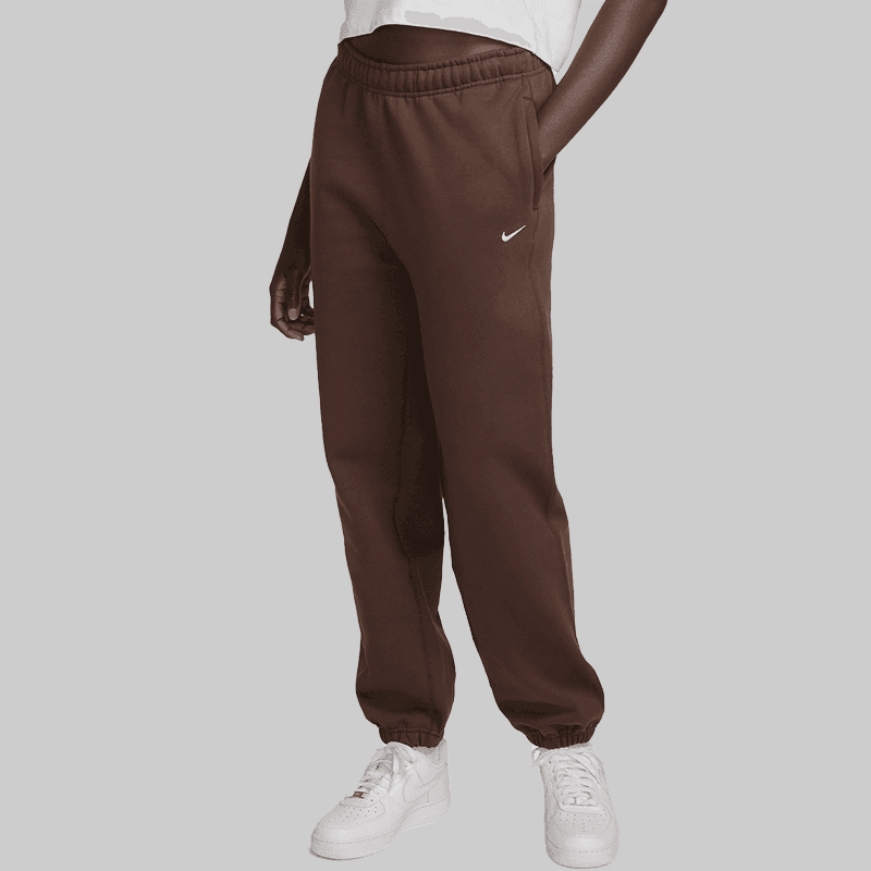 NRG W NikeLAB Fleece Pant - Baroque Brown/White - LOADED