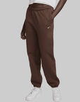 NRG W NikeLAB Fleece Pant - Baroque Brown/White - LOADED