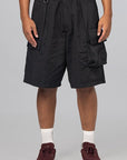 Nylon Twill Short - Black - LOADED