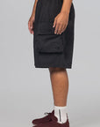 Nylon Twill Short - Black - LOADED