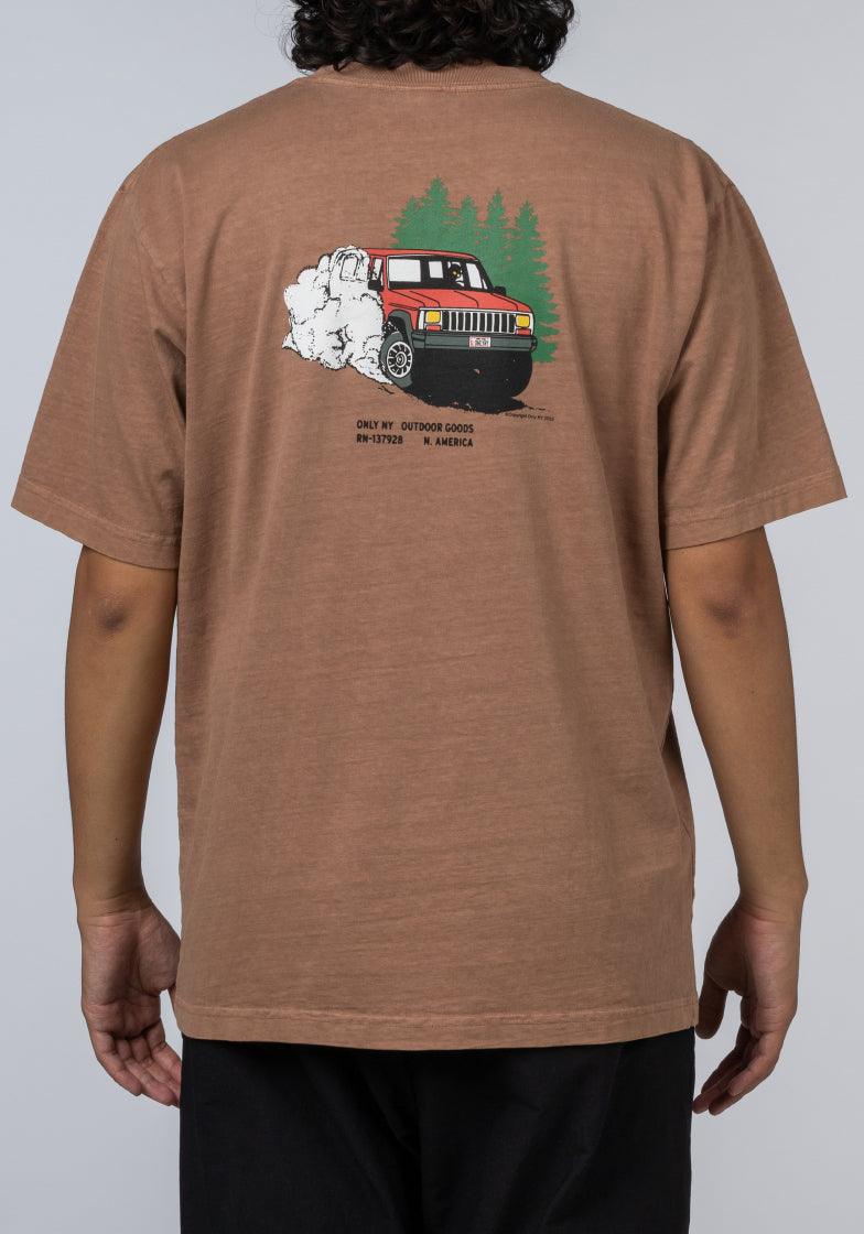 Off-Road T-Shirt - Light Brown - LOADED