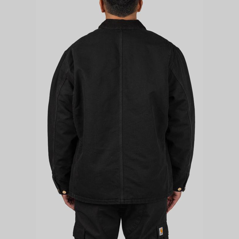 OG Chore Coat - Black/Black Aged Canvas - LOADED