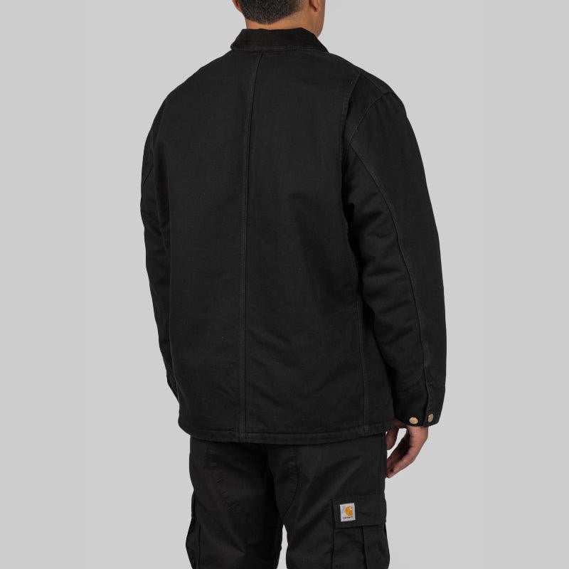 OG Chore Coat - Black/Black Aged Canvas - LOADED