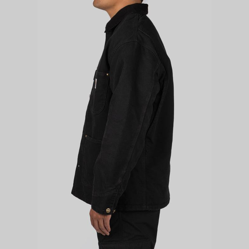 OG Chore Coat - Black/Black Aged Canvas - LOADED