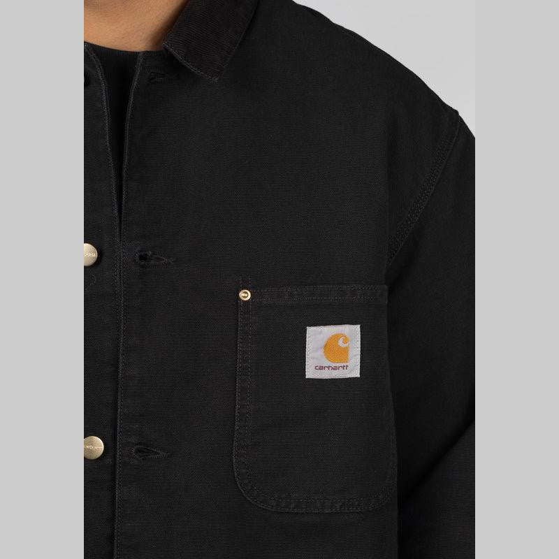 OG Chore Coat - Black/Black Aged Canvas - LOADED