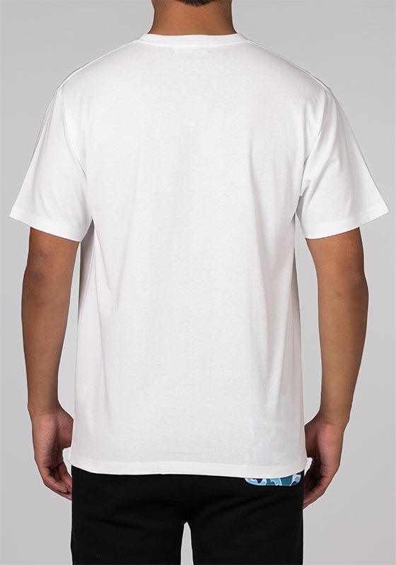 Overprinted Ape Head T-Shirt - White - LOADED