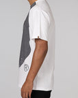 Overprinted Ape Head T-Shirt - White - LOADED