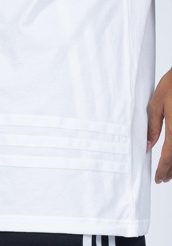 Oversized Stripes T-Shirt - Core White - LOADED